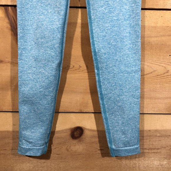 Gym Shark High Waisted Legging Seamless Womens Size Small Athletic Fitness Teal - Picture 4 of 10